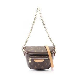Louis Vuitton Bum Bag canvas leather Monogram handbag brown